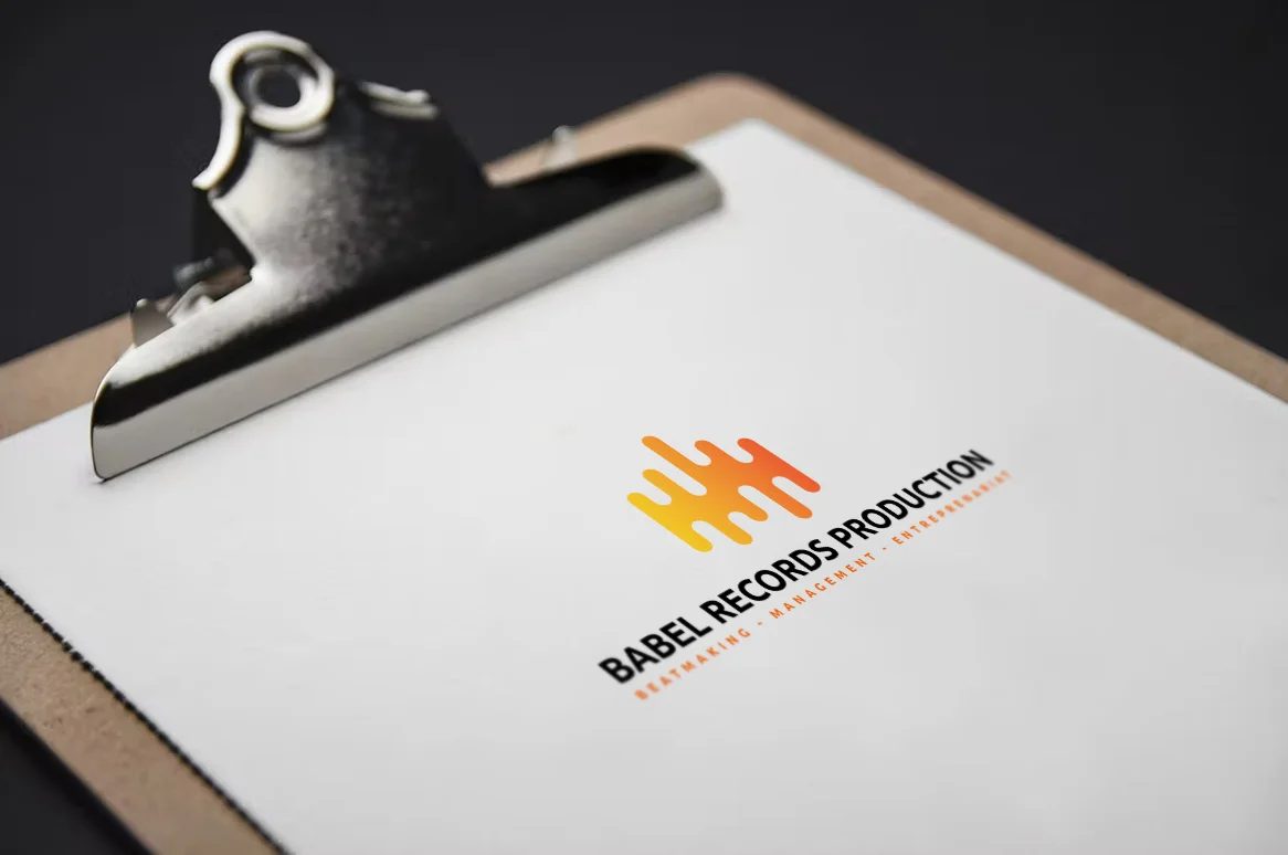 Logo Babel Records Production graphiste Anjou