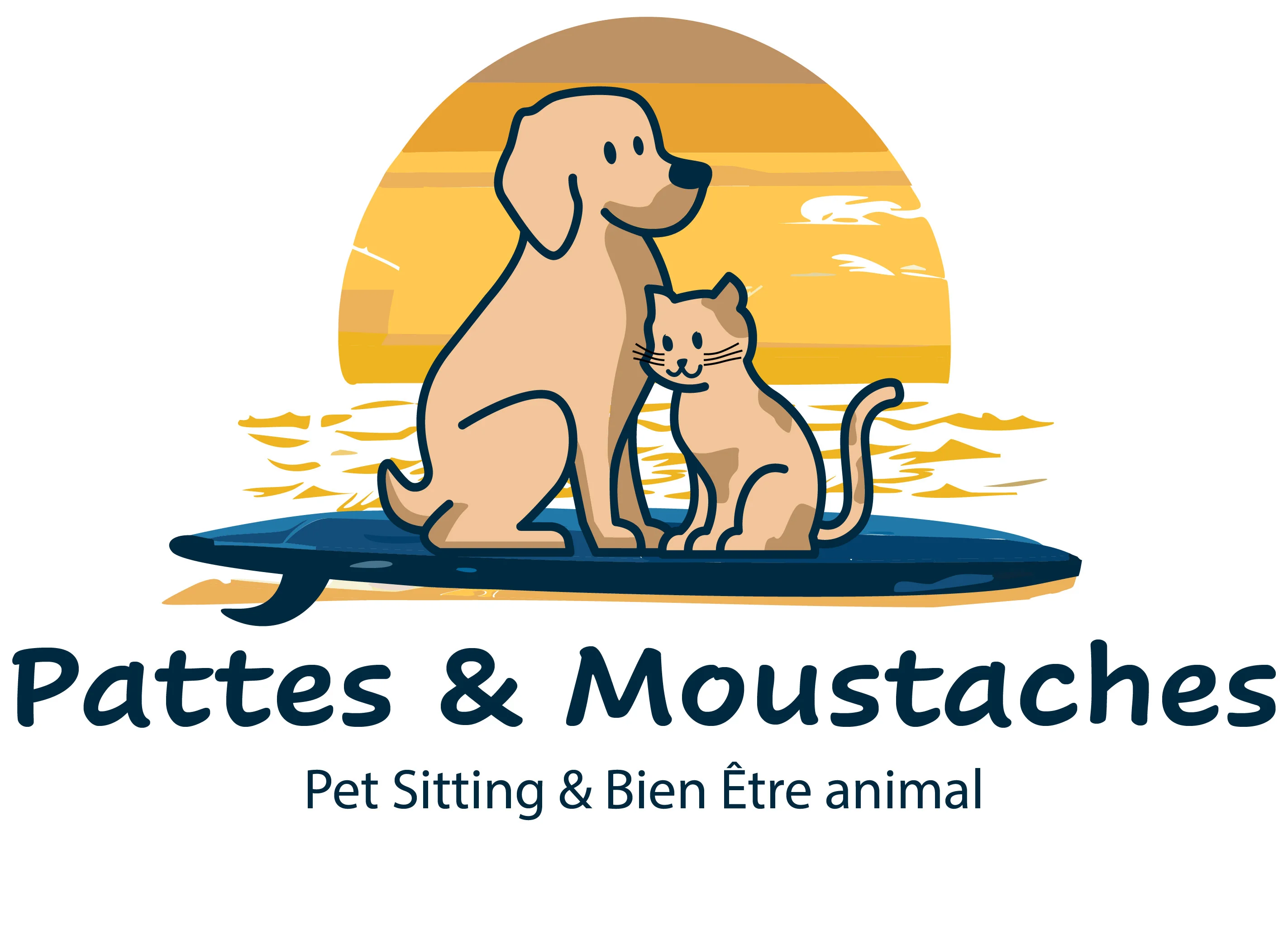 Logo Pattes et Moustaches pet sitting Anjou
